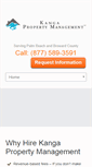 Mobile Screenshot of kangapropertymanagement.com